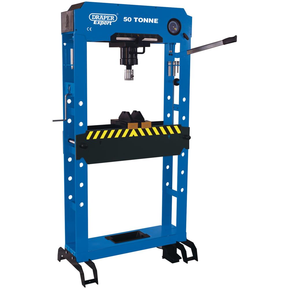 Draper Expert Pneumatic/Hydraulic Floor Press 50 Tonne