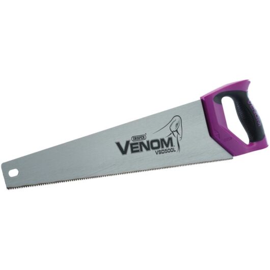 Draper Venom Double Ground Laminate Hand Saw 20" / 500mm 13tpi